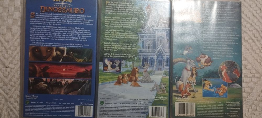 Walt Disney VHS originais