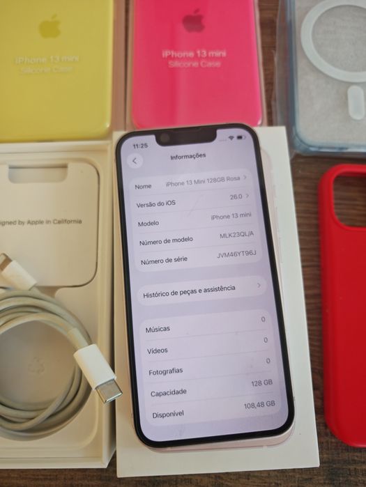 iPhone 13 Mini 5.4" 128GB RosA Aceito re