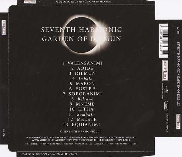 SEVENTH HARMONIC cd Garden Of Dilmun   ethereal DCD