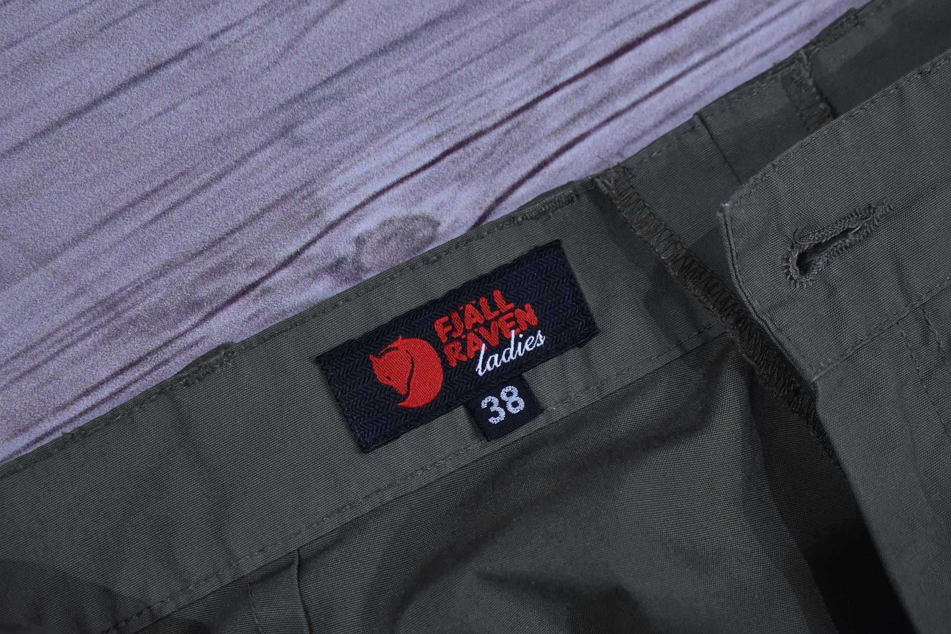 FJALLRAVEN Spodnie Trekkingowe Myśliwskie 38