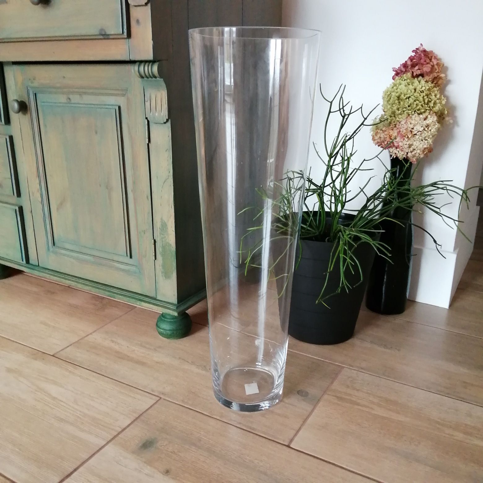 Wazon szklany 70 cm