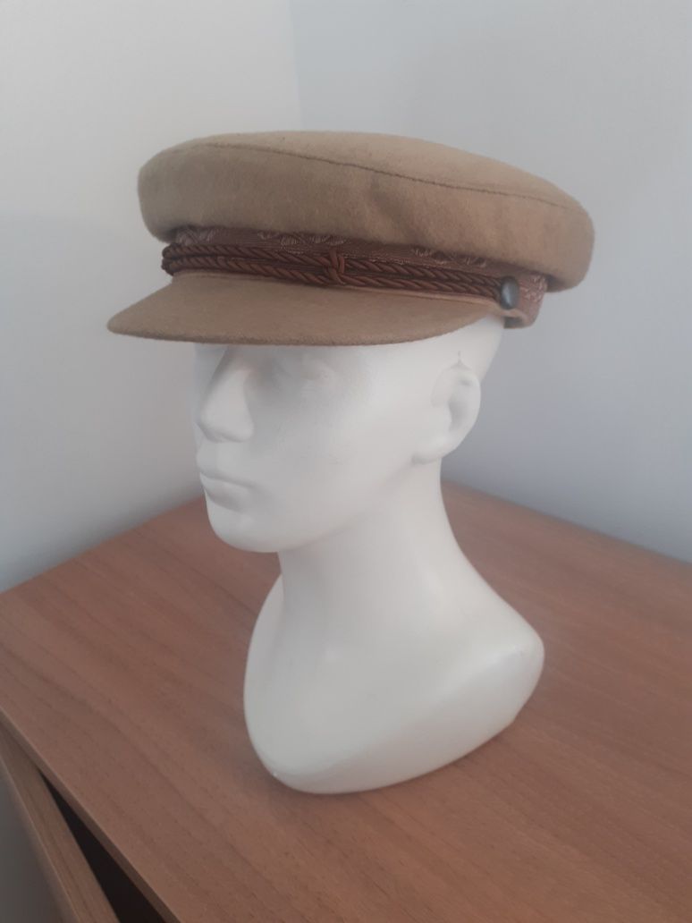 Maciejówka czapka z daszkiem vintage retro Mała rozm 53