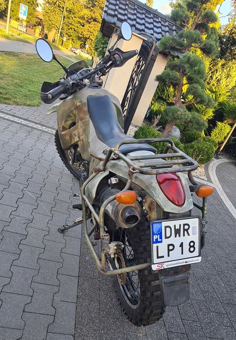 KTM LC4 400 LS-E 25 kW 21 tys km;  zarejestrowany w PL, uszkodzony,