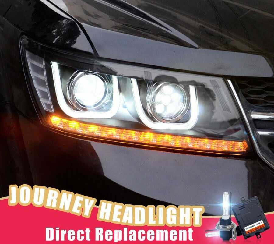 Фары Xenon LED Dodge Journey и  Fiat Freemont Лампы, блоки в комплекте