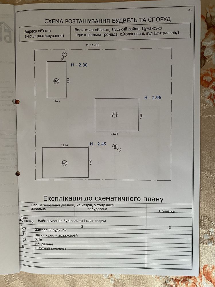 Житловий будинок із земельною ділянкою в с. Холоневичі