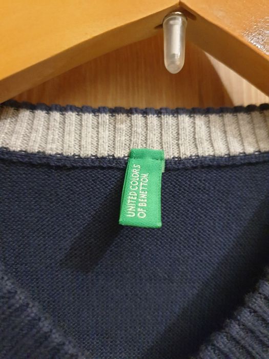 Bezrękawnik kamizelka Benetton 8 lat S