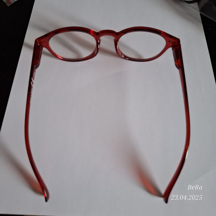 Oryginalne Eyekepper Readers okulary × 0,50 czerwone Red