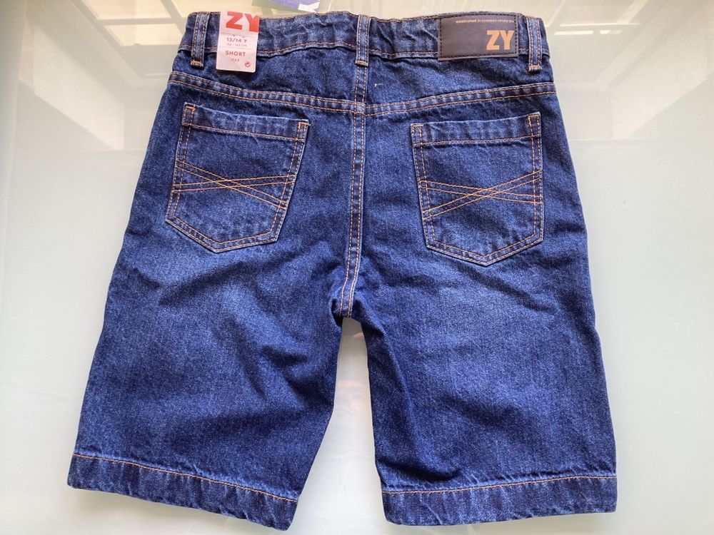 Calções Bermudas Ganga Zippy Azul 13/14 novos