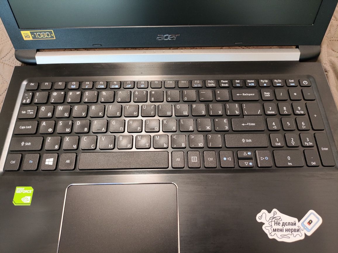 Ноутбук Acer Aspire A515-51G Black i5-8250U/RAM 12GB DDR4
