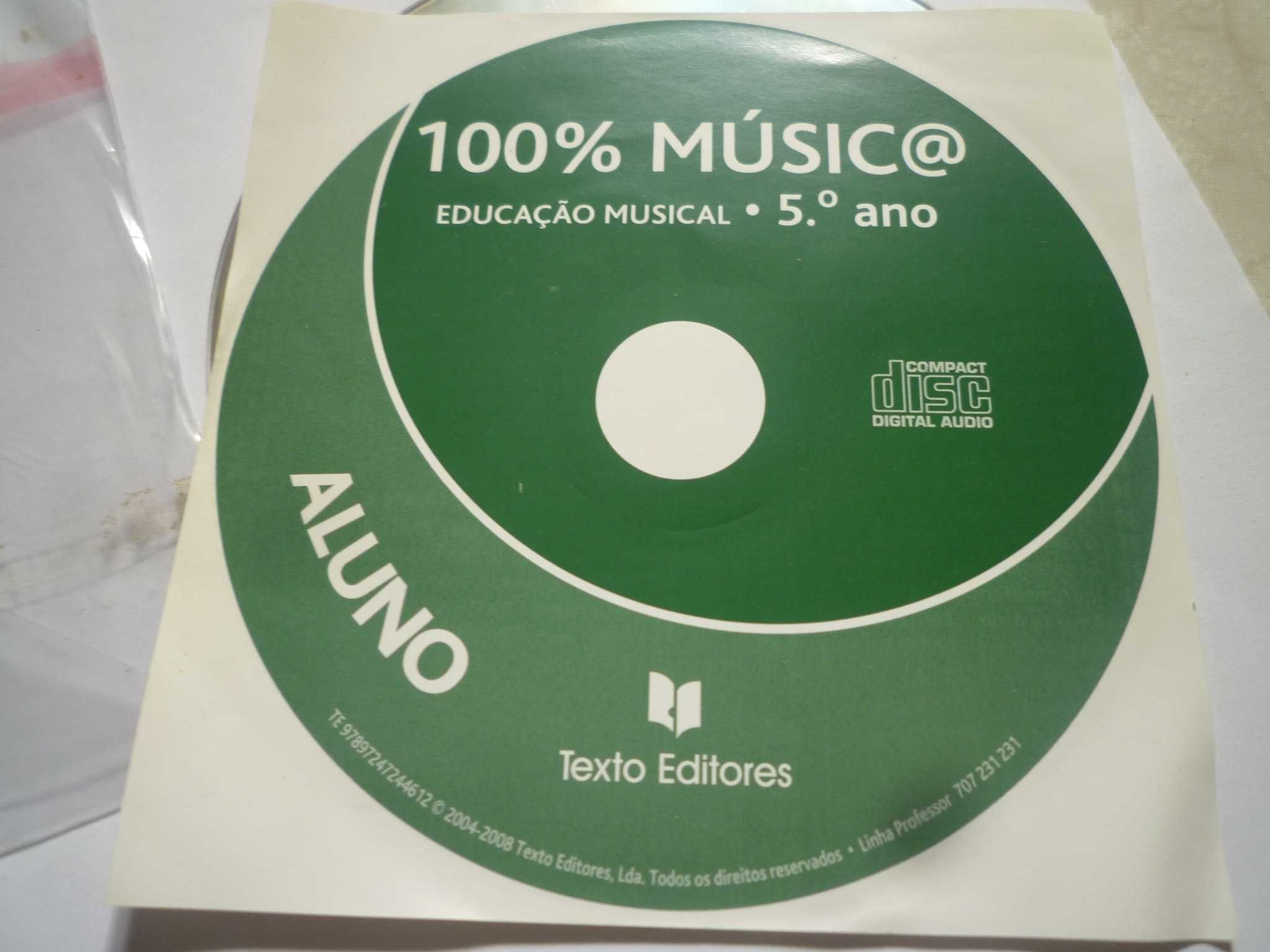 CD 100% Música Educação Musical 5º ano Texto Editores