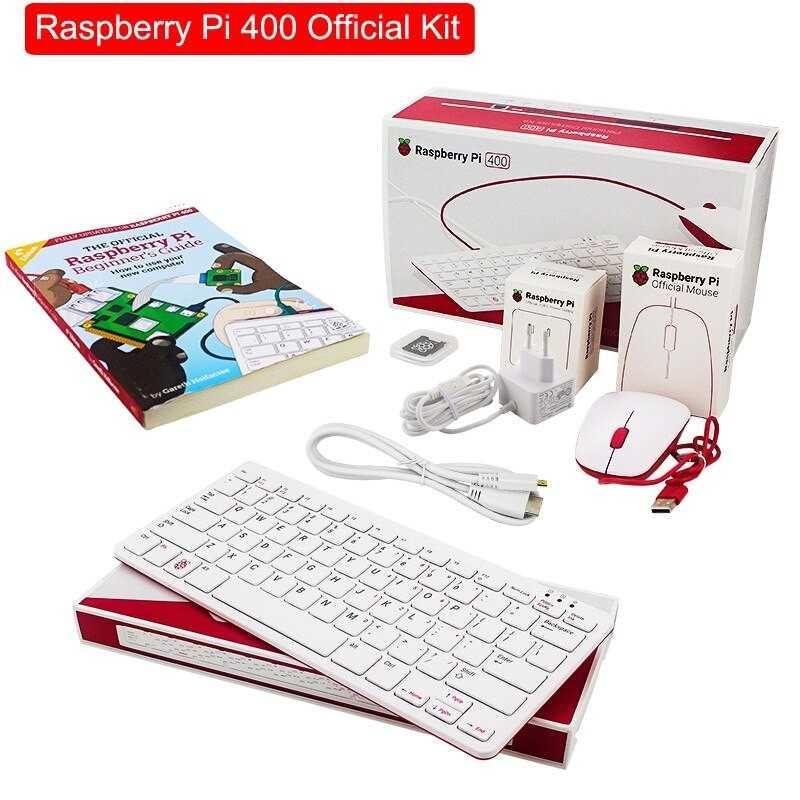 Kit Raspberry Pi 400 PT, Windows 10, teclado e livro em Português