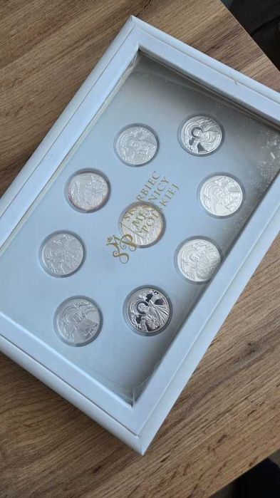 Zestaw 9 srebrnych monet – Jan Paweł II „Święty Wśród Świętych”