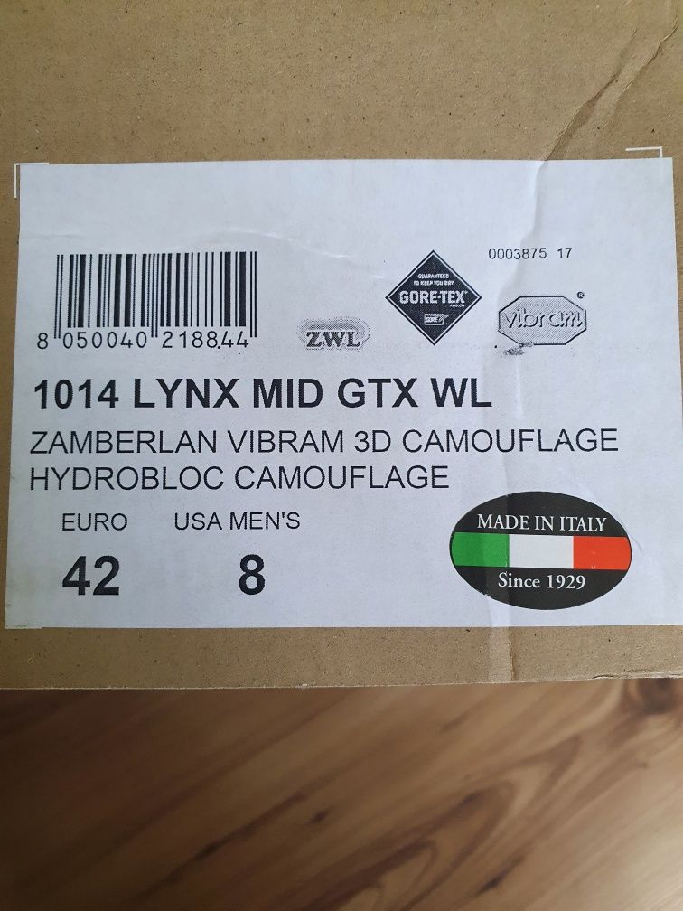 Buty myśliwskie Zamberlan 1014 Lynx Mid GTX