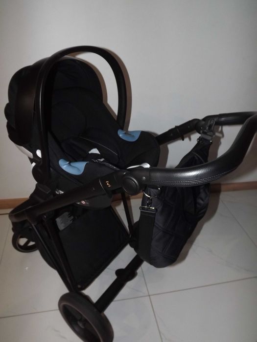 Roan ivi 2.0 Czarny 3w1 Tapicerki Super stan Fotelik Cybex
