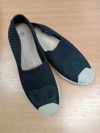 Espadryle 38 nowe czarne