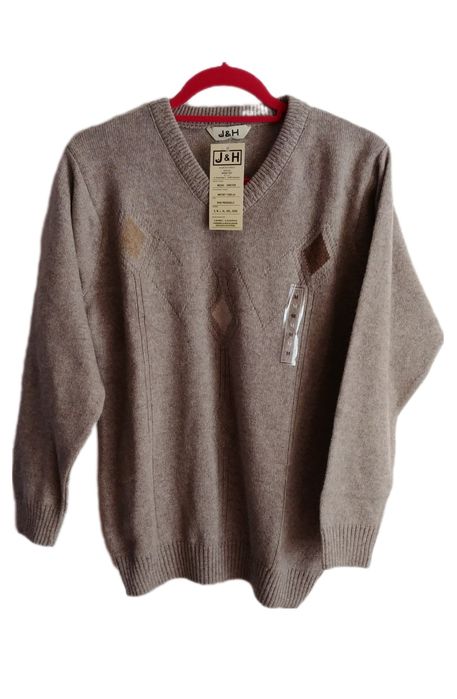 Sweter męski 60% wełny M