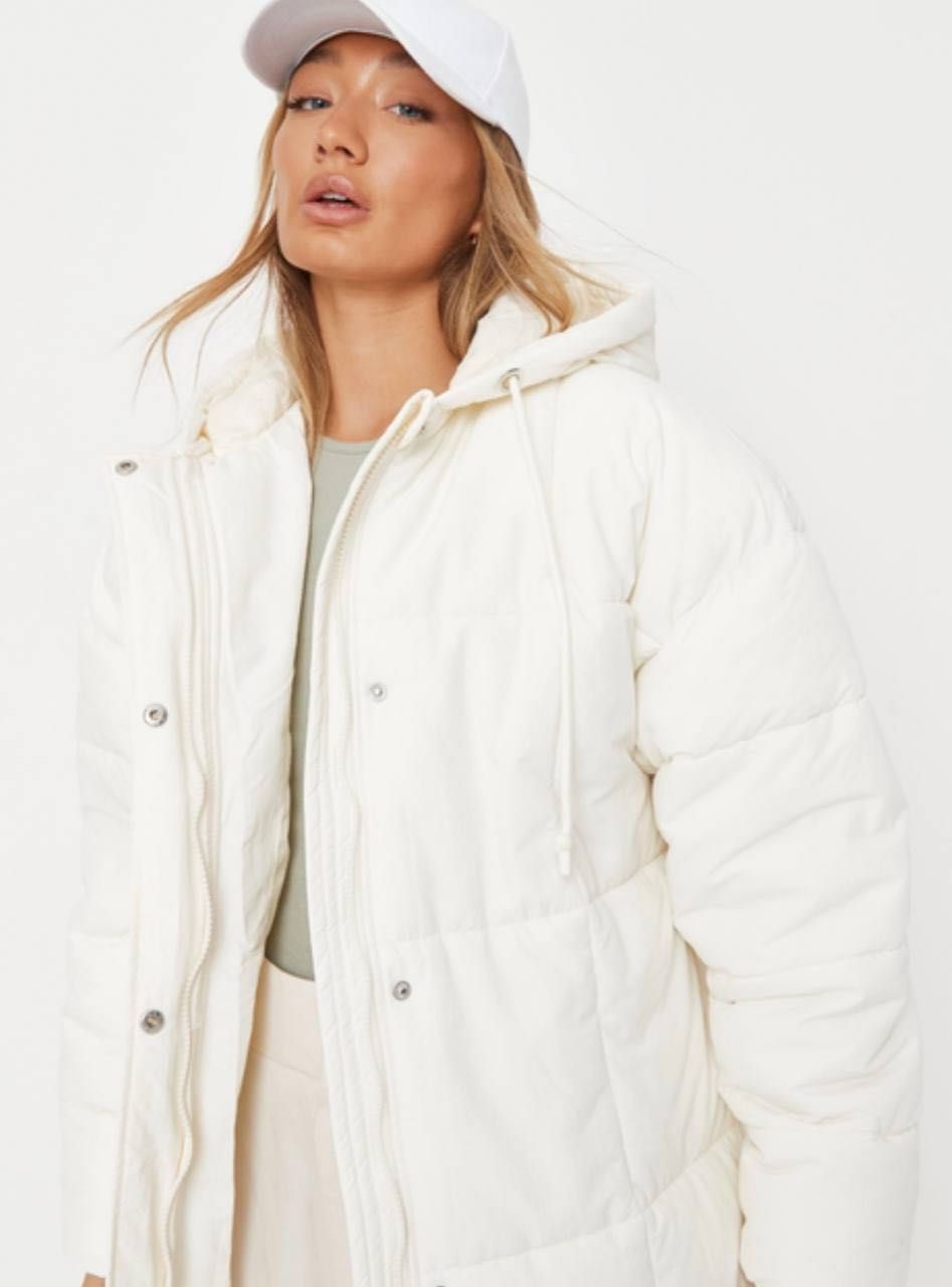 Пальто MISSGUIDED (vertical seamed longline puffer)
