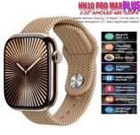Smartwatch HK10 Pro Max Plus 2,02" AMOLED złoty