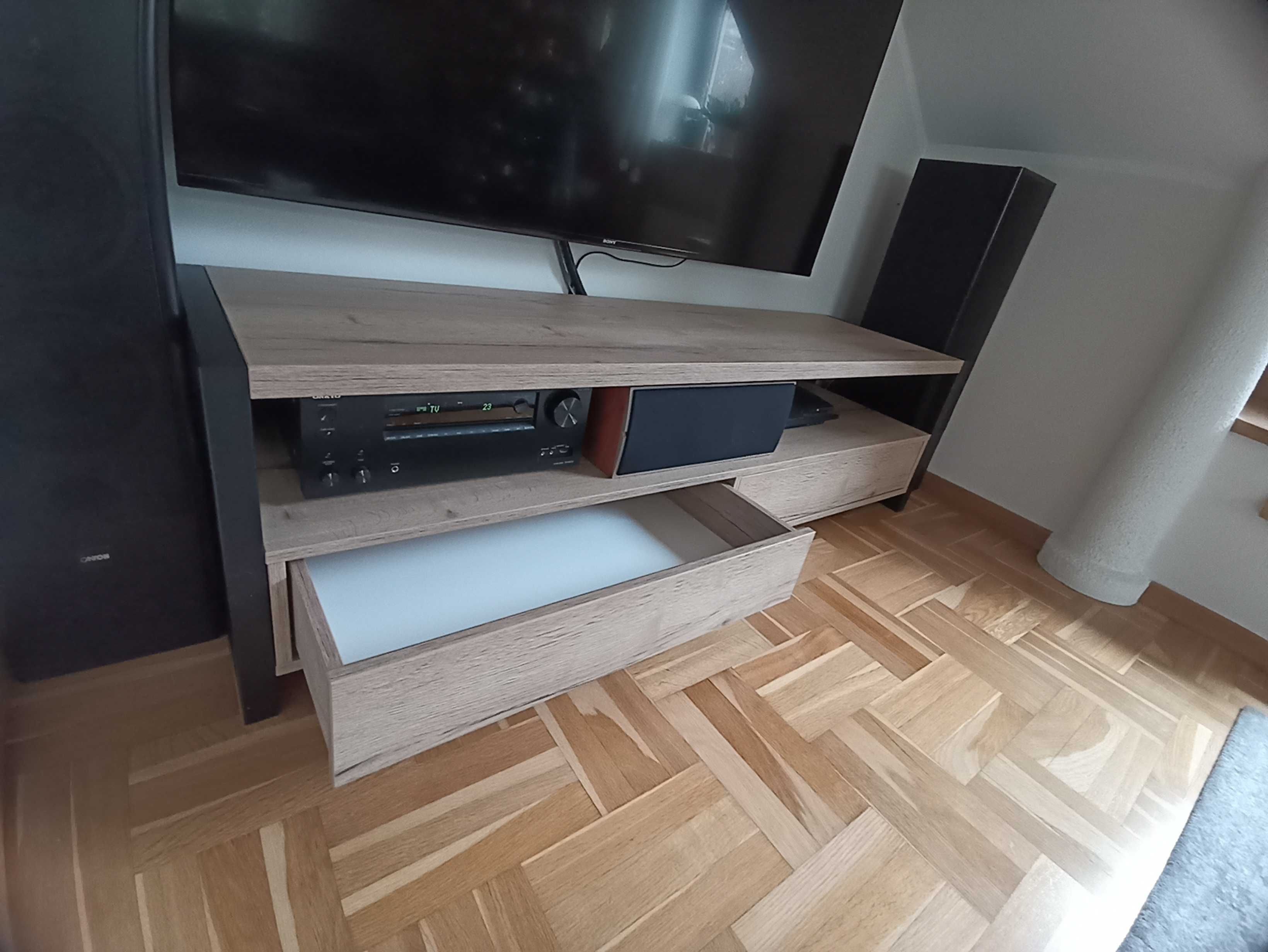 Nowa Szafka RTV loft Dąb 180 cm