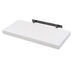 Półka wisząca, regał samowiszący biały 80cm