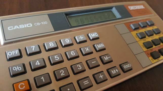 Kalkulator Casio CB-100 vintage PRL JAPAN