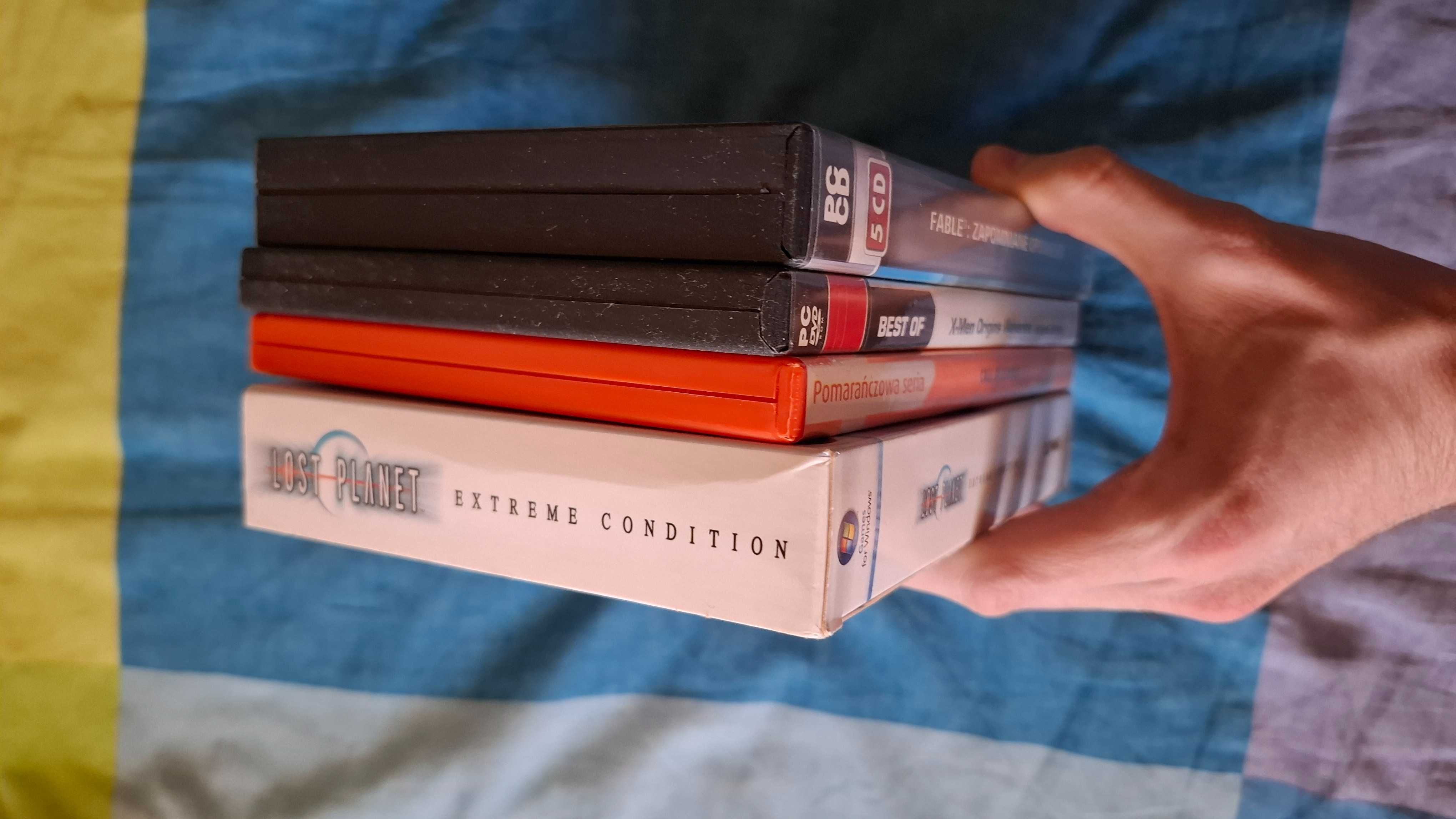 Zestaw gier PC: Fable 1, Xmen Origins, Lost Planet , Call of Juraez 1