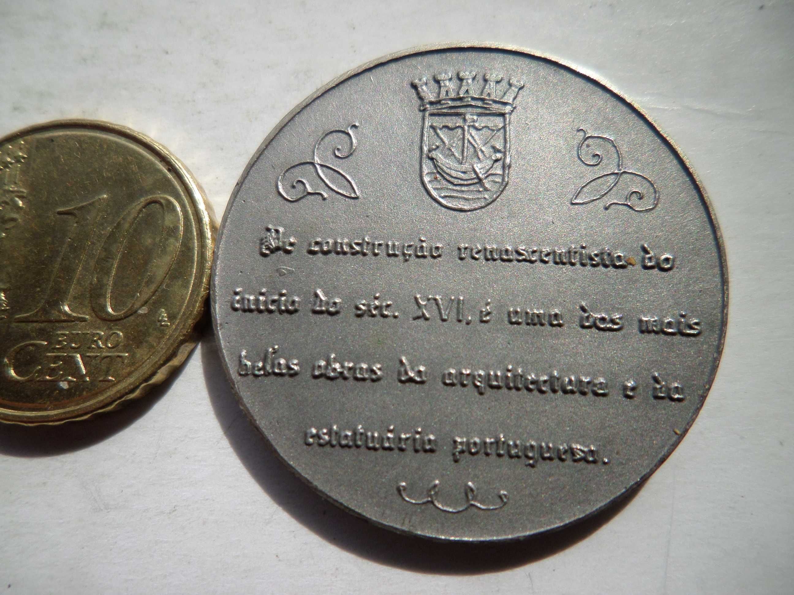 Medalha 'Mosteiro dos Jerónimos' com resumo Histórico