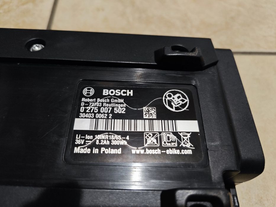 Bateria do roweru akumulator Bosch Classic PowerPack 300 300W  8.2Ah