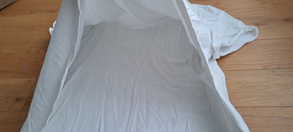 Koszulka, tshirt, bluzka ciążowa, do karmienia, Hm mama, L, biala