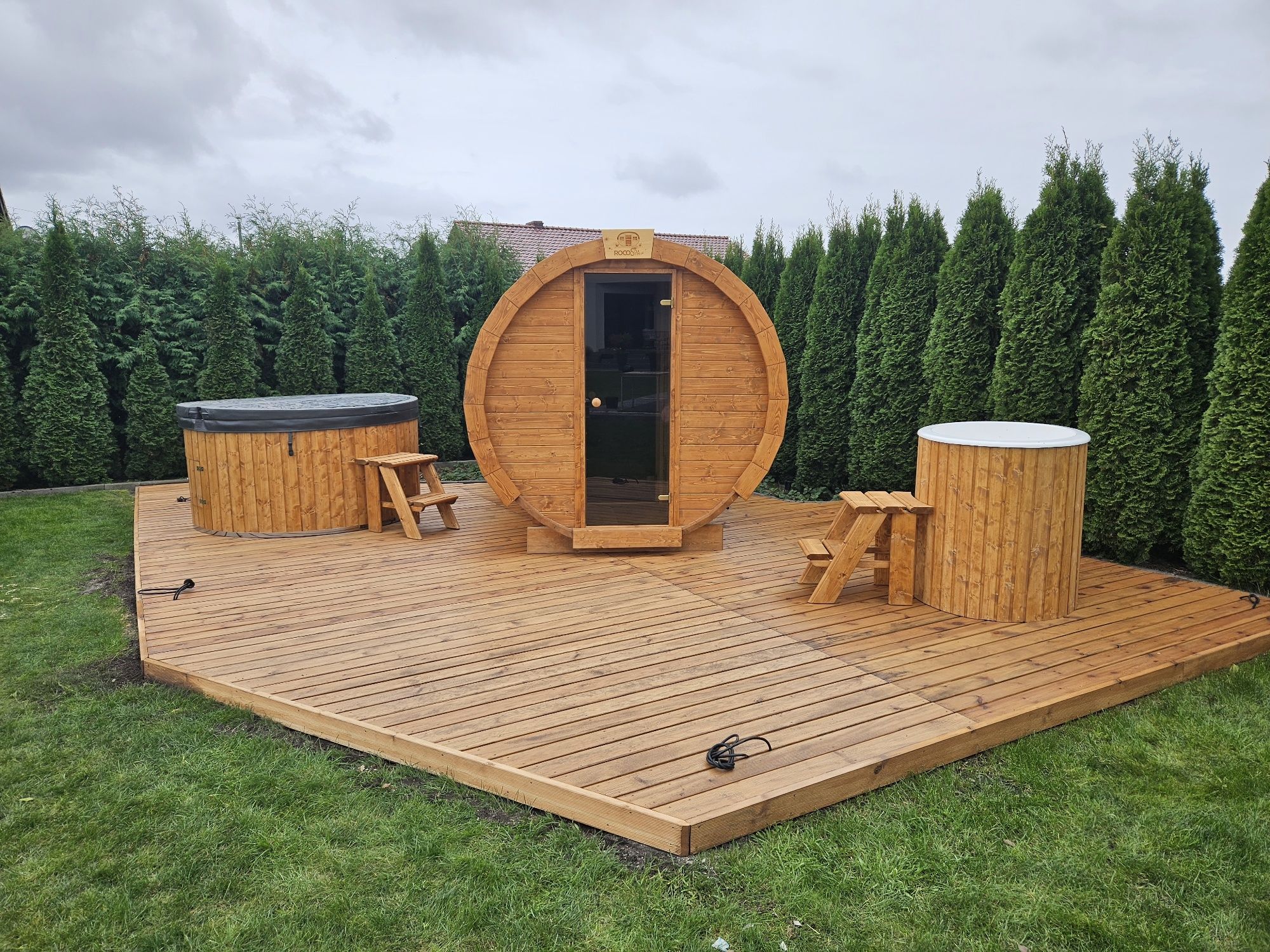 Sauna jacuzzi balia ogrodowa taras  oferuję kredyt  lub  leasing