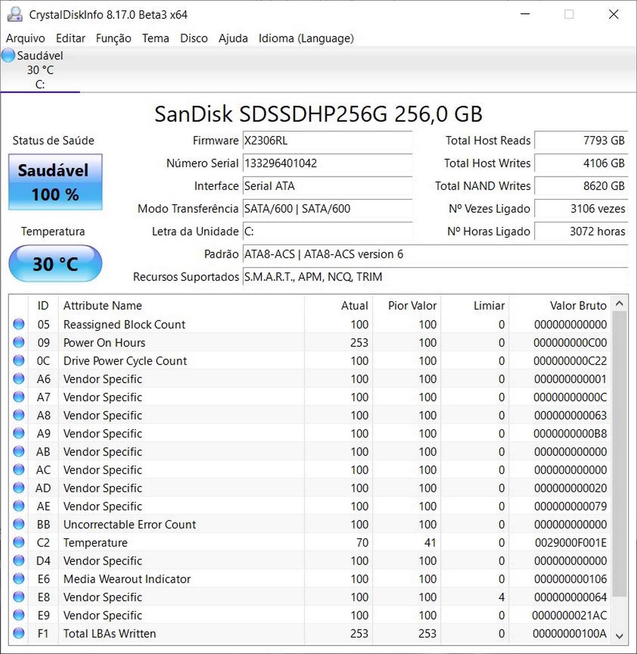 HP Probook 15.6" i5/12GB/256SSD linha Profissional
