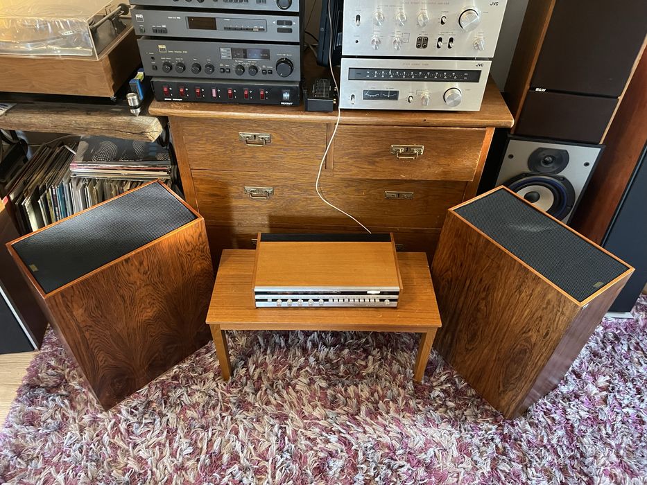 Kolumny Sonab  oa-5 philips 9710 AlniCo ratytas w palisandrze vintage