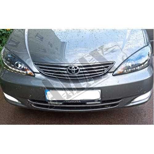 Передние фары оптика Toyota Camry 30 (2002-2006) тюнинг линза LED