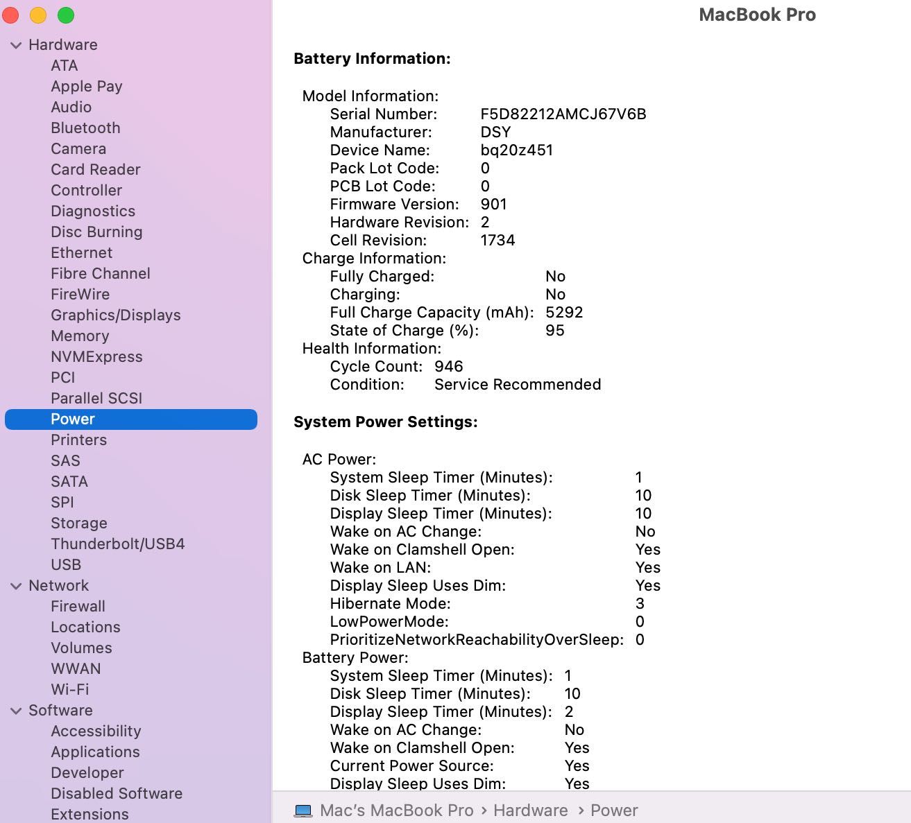 MacBook Pro 15 (2018) i7 2.2/ 16/ 256/ Radeon  555X