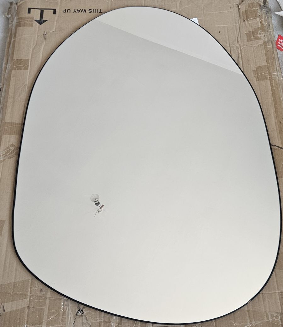 Duże lustro ścienne Zara Home asymetryczne