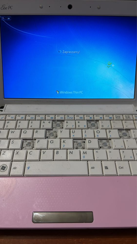 Szprzedam notebooka asus  pelny sprawny windows 7 brak klawiszy