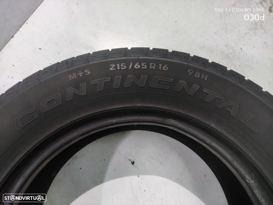 2 pneus semi novos 215-65r16 continental - oferta da entrega