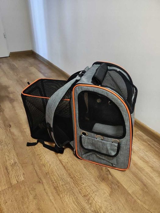 Plecak Transporter dla kota/psa – Rozkładany, design premium, NOWY