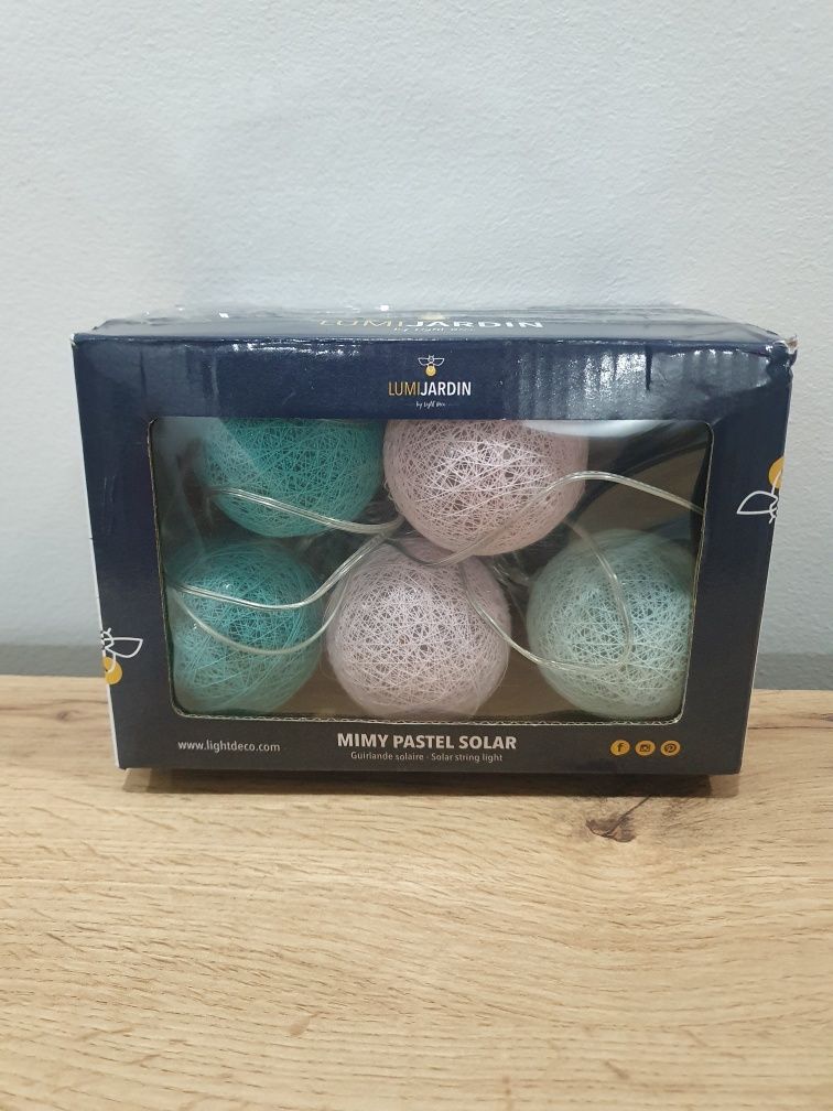 Girlanda Solarna Mimy Pastel Lumi Jardin 10 Led