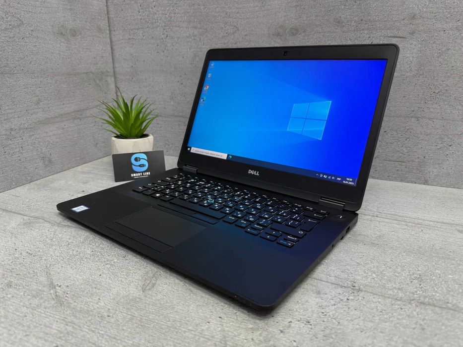 256gb ssd/14" FullHD ips/8gb/Стильний ноутбук Dell Делл E7470