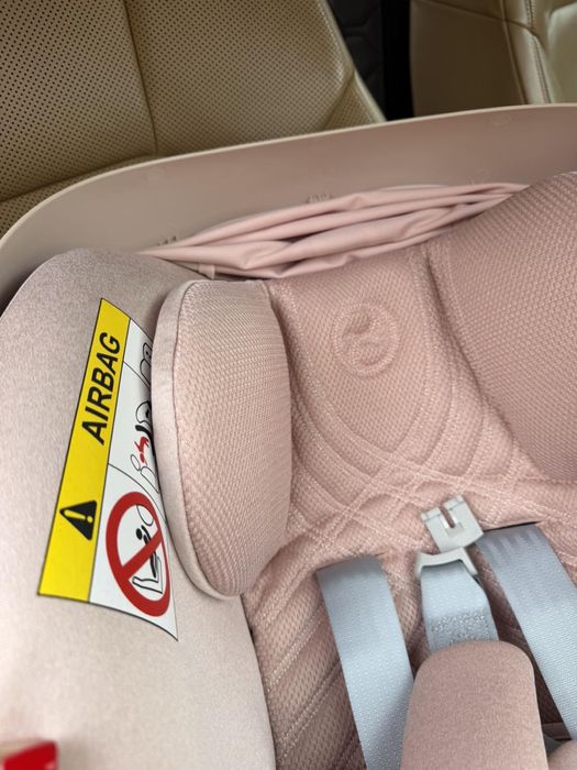 Автокрісло Cybex Cloud T Pech Pink рожеве автокресло авто кресло