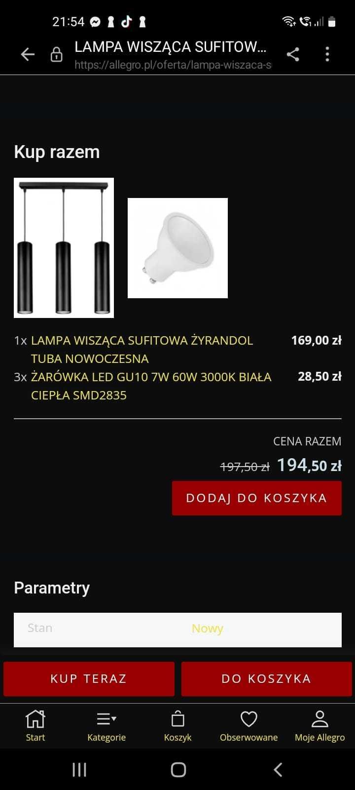 Sprzedam lampę wisząca LOFT. Stan : NOWY