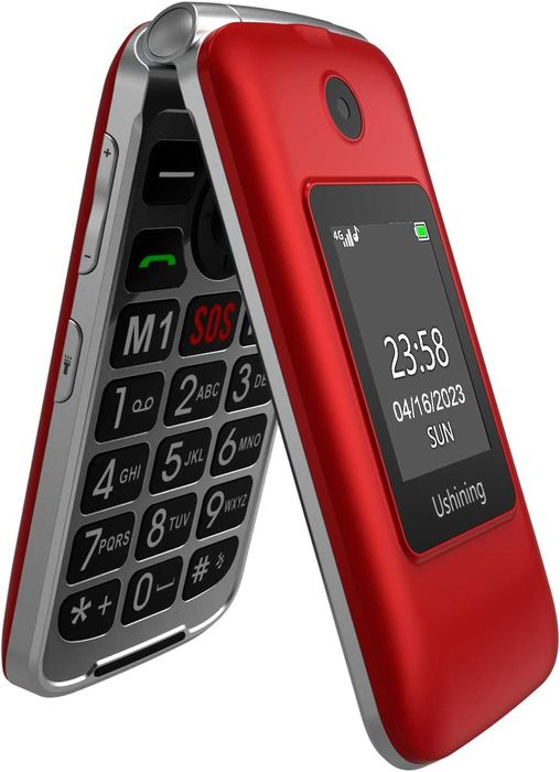 Telefon z klapką dla osób starszych