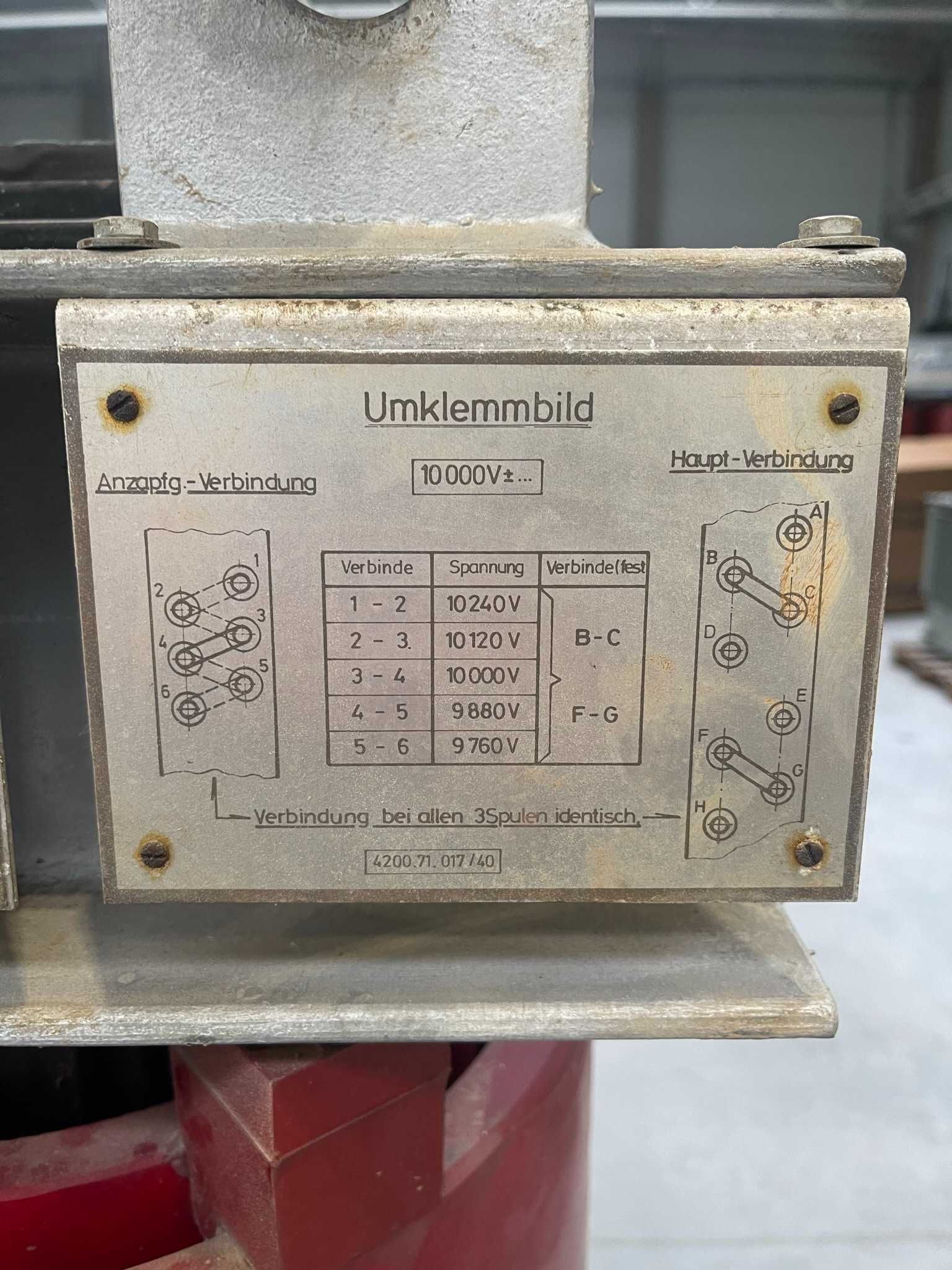 Transformator żywiczny  630 kVA 6-10/0,4 - PRZEŁĄCZALNY 6-10