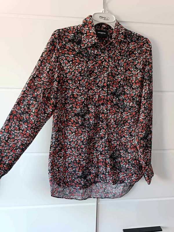 Oryginalna koszula damska The Kooples Paris 100% Wiskoza