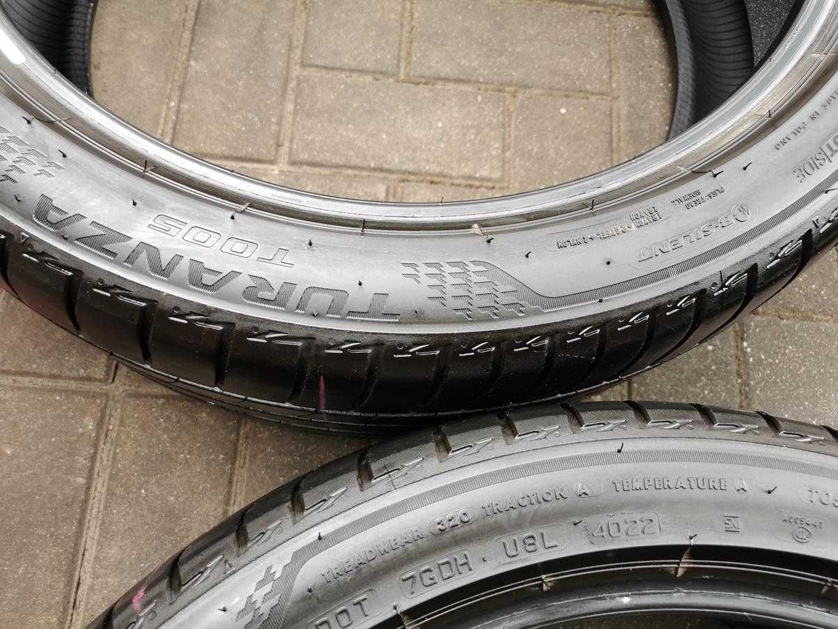 255/40 101W R20 BRIDGESTONE T005 5.5mm 2022r Letnie Opony 4szt