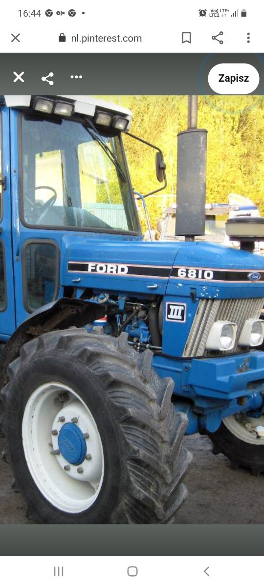 Ciągnik ford 6810 silnik skrzynia przedni napęd felga