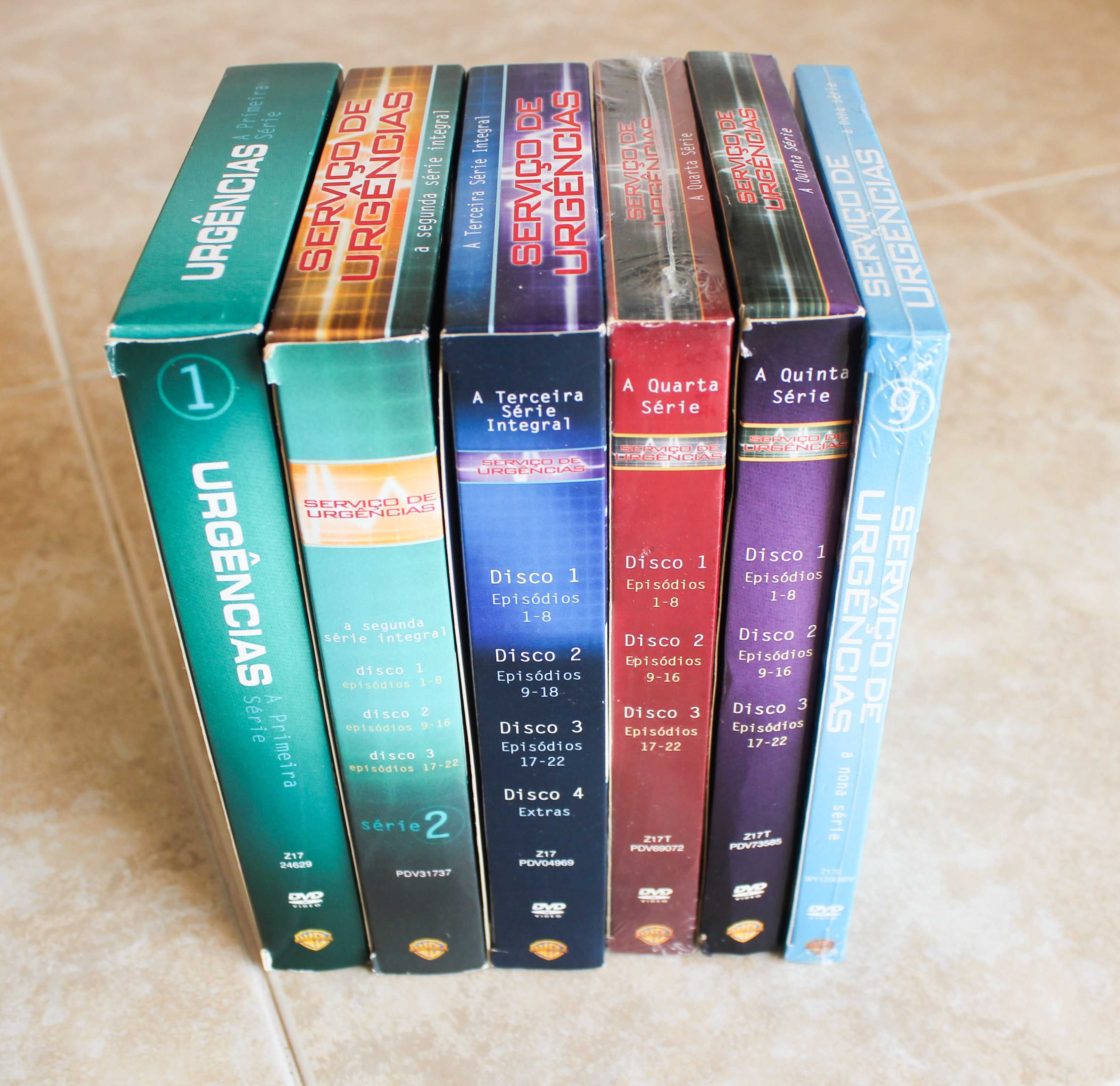 Série DVD Serviço de Urgências (IR legendas) Séries 1,2,3,4,9 200»»69€