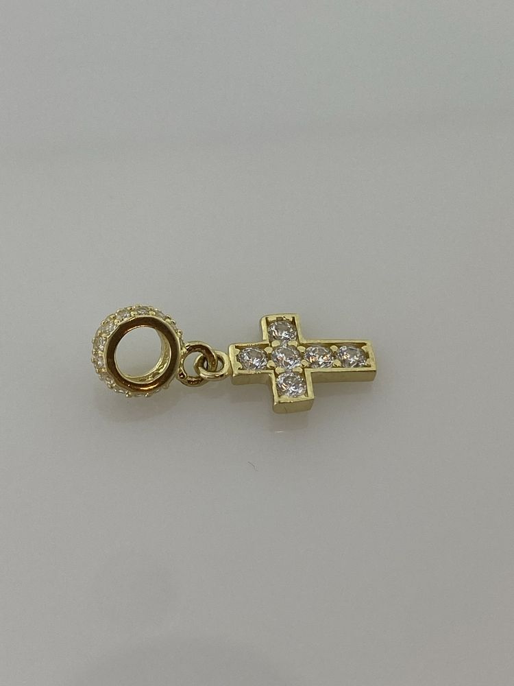 Złoty element charms na bransoletkę Pandora, Próba 585. Nowy (4626)