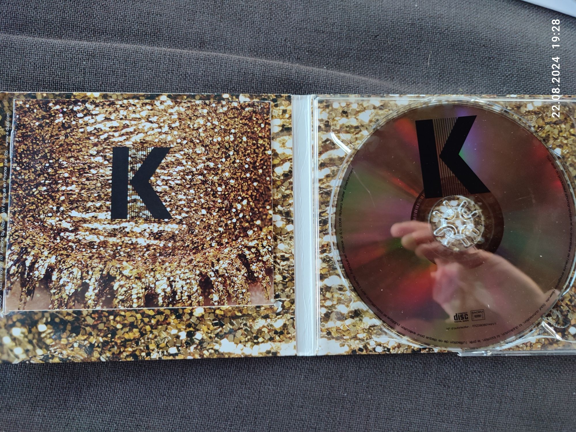 Patricia Kaas - Kabaret (CD) digipack, nośnik złoty przezroczysty